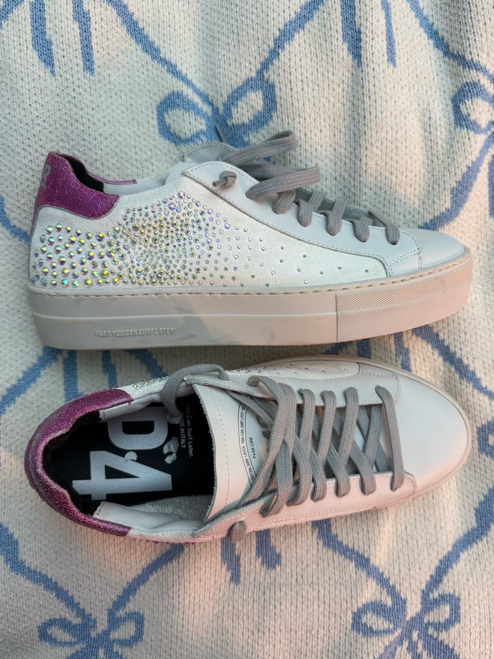 P448 Rhinestone Sneakers